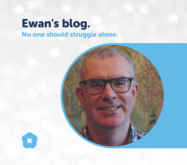 Bereavement Counsellor Ewan shares his experience of grief at Christmas. 