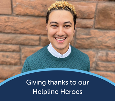 Thanking our 'Helpline Heroes.'
