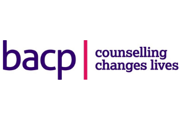BACP logo and strapline counselling changes lives